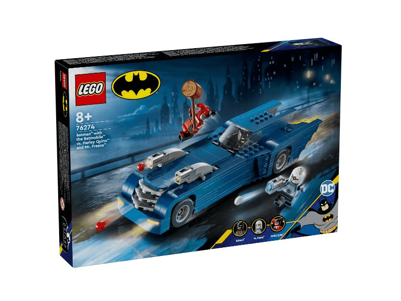 LEGO® DC Batman™: Batman™ és a Batmobile™ vs. Harley Quinn™ és Mr. Freeze™ (76274)