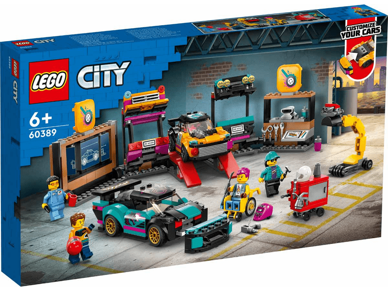 LEGO® City Egyedi autók szerelőműhelye (60389)