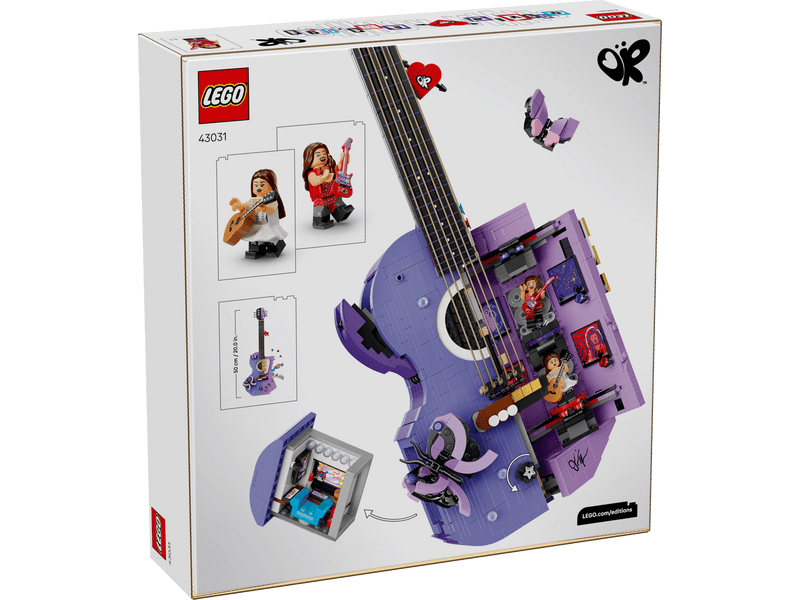 LEGO® Editions Olivia Rodrigo kettős stílusú gitárja (43031)