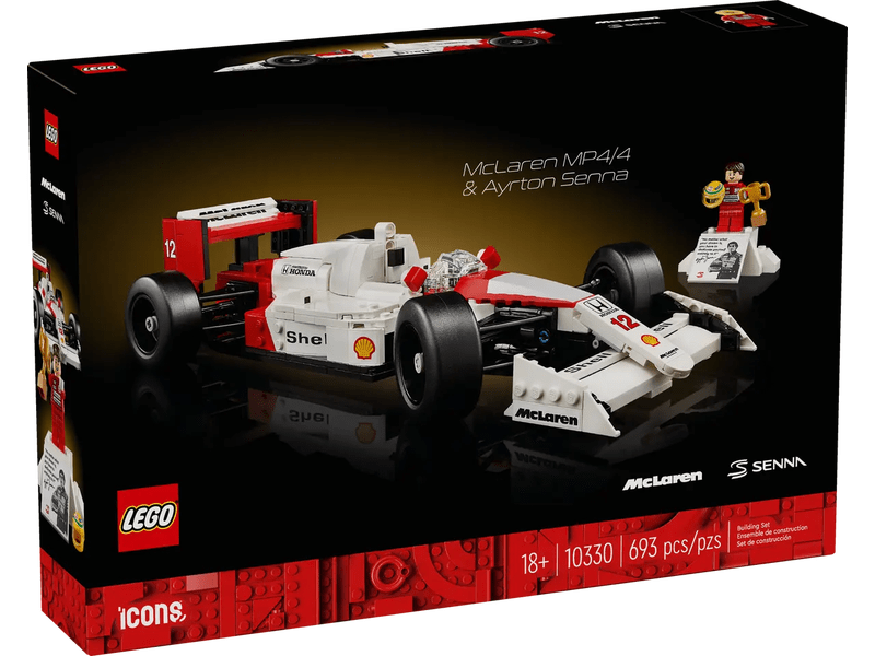 LEGO® ikone McLaren MP4/4 i Ayrton Senna (10330)