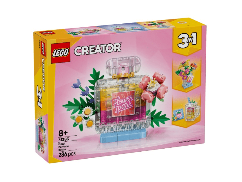 LEGO® Creator 3 az 1-ben Parfümös üveg és virágos dekoráció (31383)