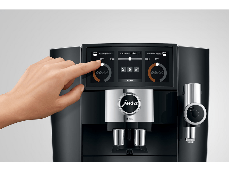 Jura J8 Twin (EA) Automata kávéfőző, gyémántfekete (15561)