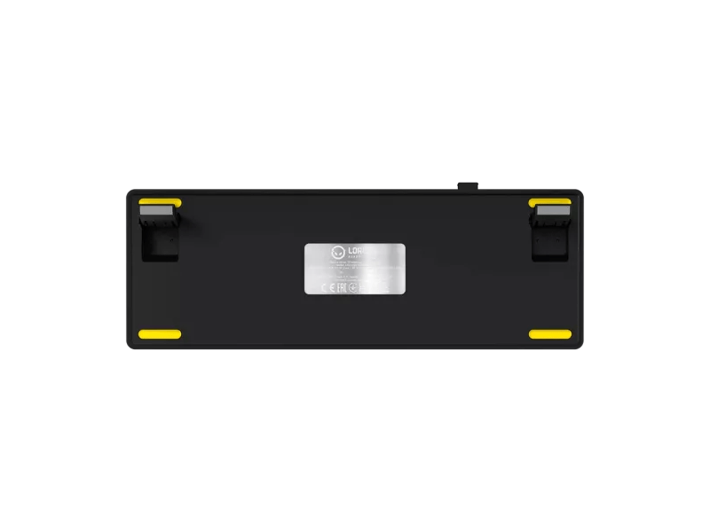 Lorgar KBP70MW Billentyűzet, sárga (LRG-KBP70MW-YL-US)