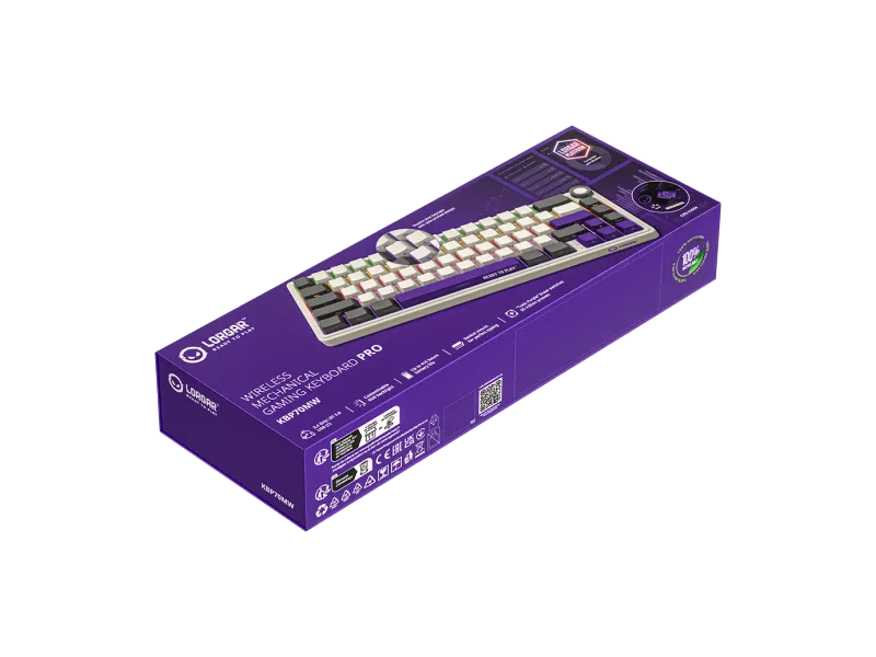 Lorgar KBP70MW Billentyűzet, retro (LRG-KBP70MW-RT-US)