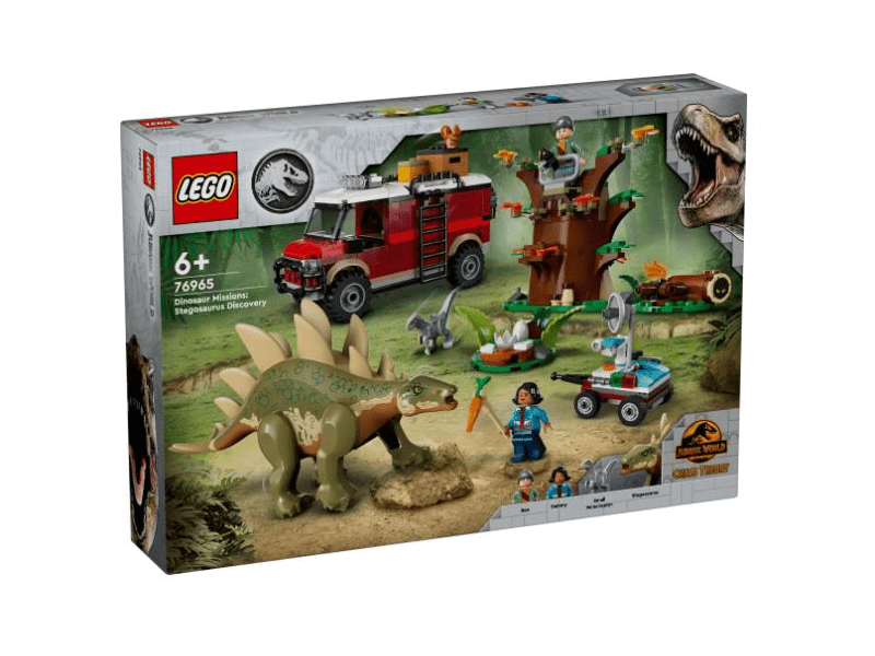 LEGO® Jurassic World Dinóküldetések: a stegosaurus felfedezése (76965)