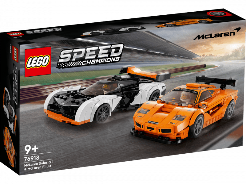 LEGO® Speed Champions McLaren Solus GT & McLaren F1 LM (76918)