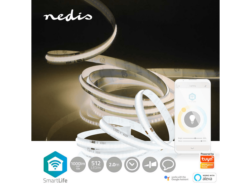 Nedis WIFILSC20CWT SmartLife LED Szalag, 2 m