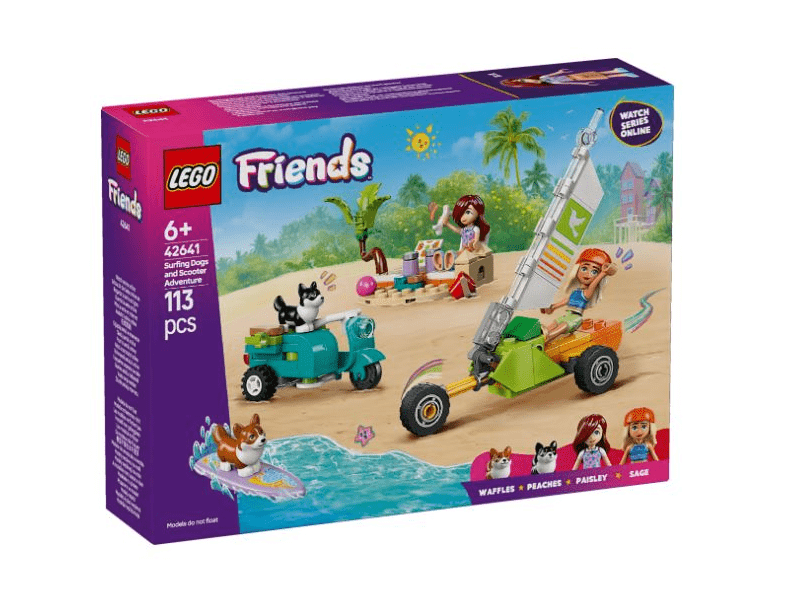 LEGO® Friends Psi koji surfaju i avanture na skuteru (42641)