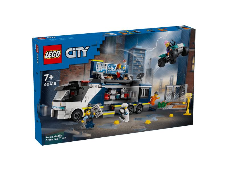 LEGO® City policijski pokretni kriminalistički laboratorij (60418)