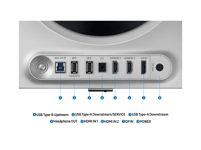 Samsung LS27DG610SUXEN Odyssey 27" OLED QHD Gamer monitor
