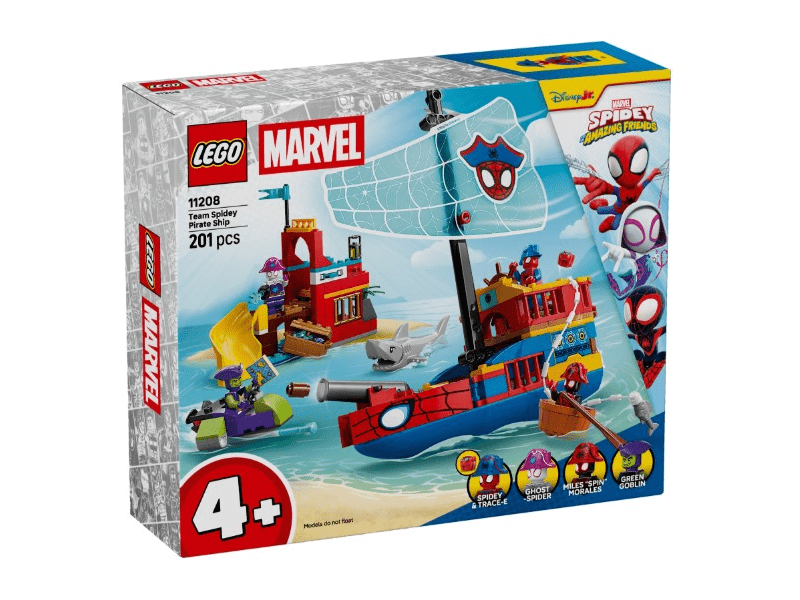 LEGO® Marvel Póki és csodálatos barátai A pókcsapat kalózhajója (11208)