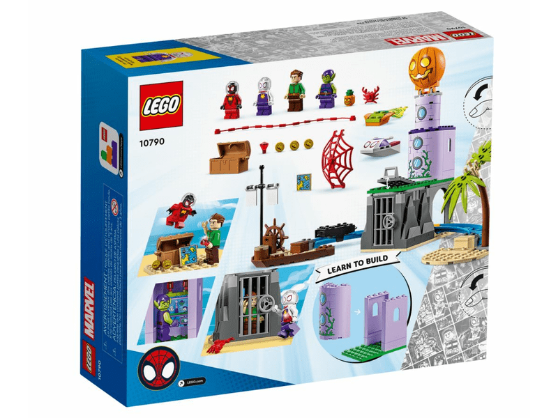 LEGO® Spidey Pókcsapat a Zöld Manó világítótornyánál (10790)