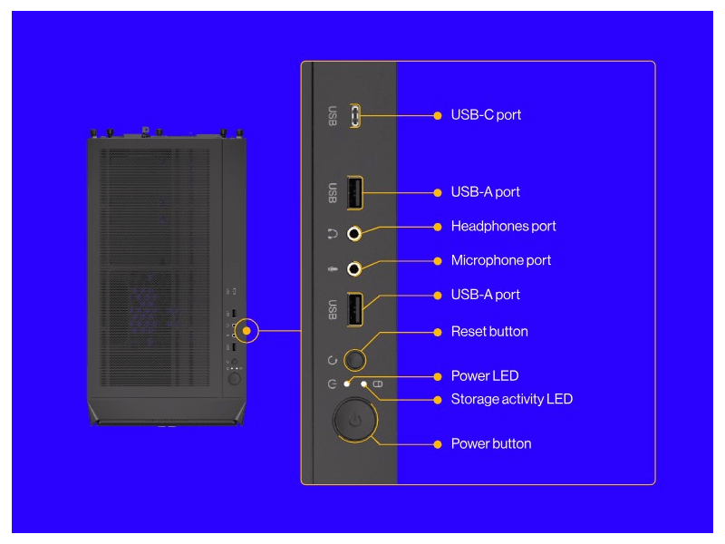 Endorfy Arx 500 ARGB Számítógépház (EY2A011)