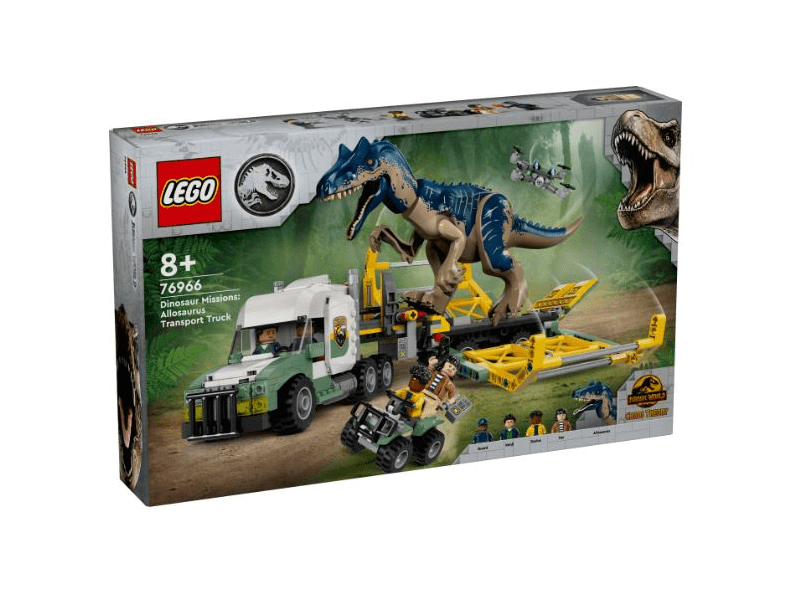 LEGO® Jurassic World Dinosaur Missions: Kamion s alosaurom (76966)