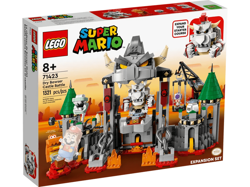 LEGO® Super Mario™ Csata Dry Bowser kastélyában kiegészítő szett (71423)