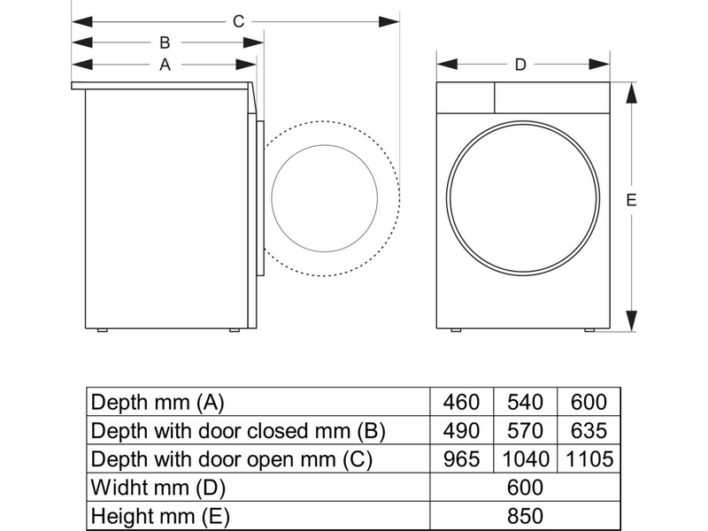 Gorenje WG884A31 Perilica rublja s prednjim punjenjem