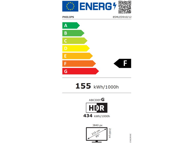 Philips 85MLED910/12 QD MiniLED 4K UHD Ambilight TV