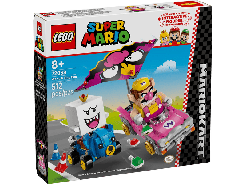 LEGO® Super Mario™: Mario Kart™ – Wario i kralj Boo (72038)