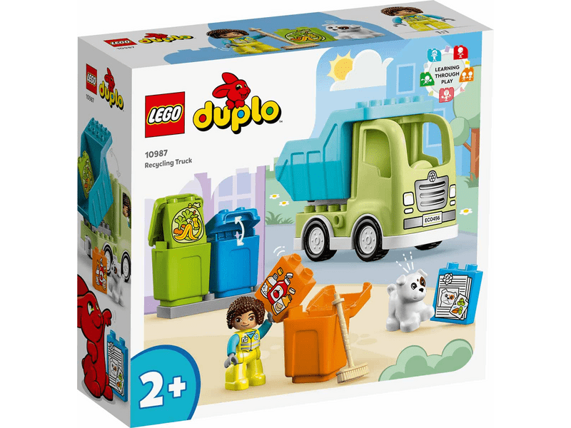 LEGO® DUPLO® Városi kalandok Szelektív kukásautó (10987)