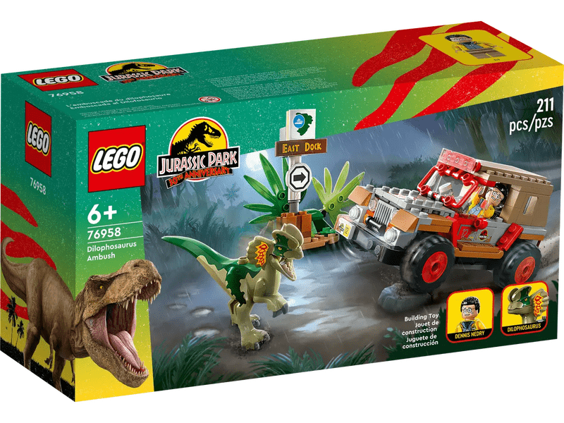 LEGO® Jurassic Park Dilophosaurus támadás (76958)