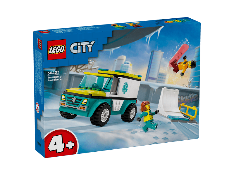 LEGO® City Mentőautó és snowboardos (60403)