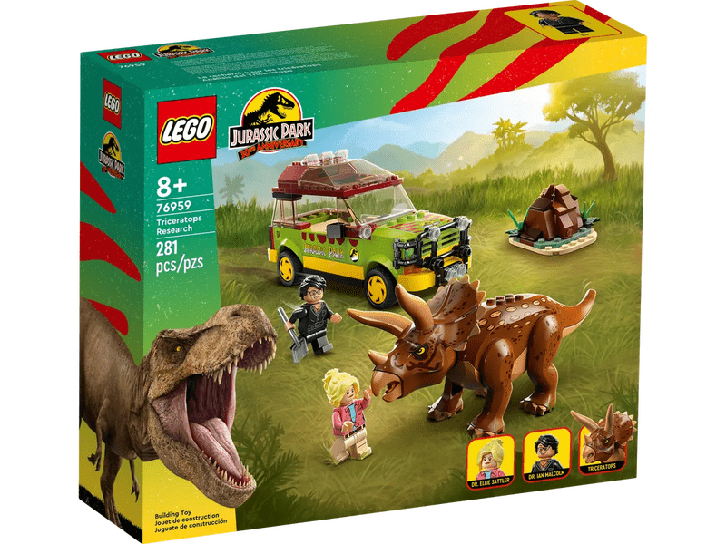 LEGO® Jurassic Park Triceratops kutatás (76959)