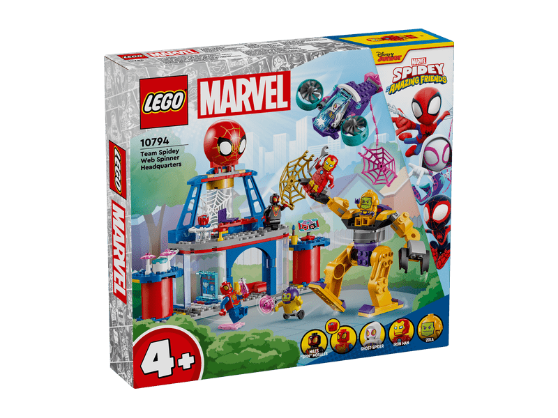 LEGO® 4+ Bacač mreže Spider Squad HQ (10794)