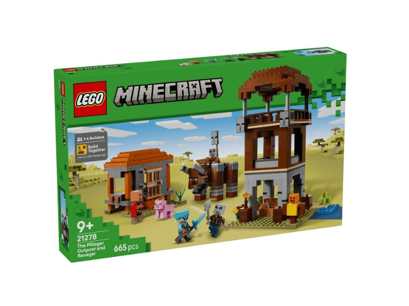 LEGO® Minecraft® Pljačkaševa stražarnica i Uništavač (21278)