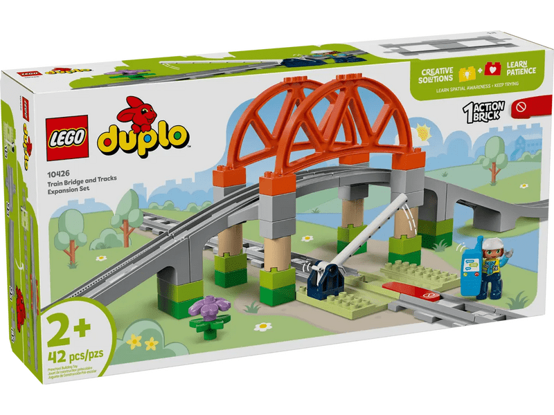 LEGO® DUPLO® Town Željeznički most i set dodataka za tračnice (10426)