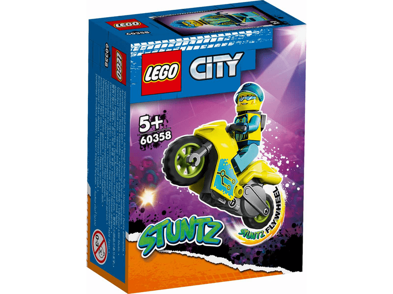 LEGO® City Cyber kaszkadőr motorkerékpár (60358)