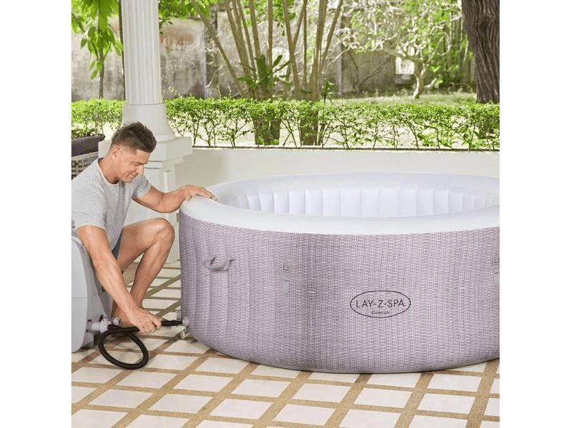 Lay-Z-Spa Cancun AirJet felfújható pezsgőfürdő, 180 x 66 cm (60003)