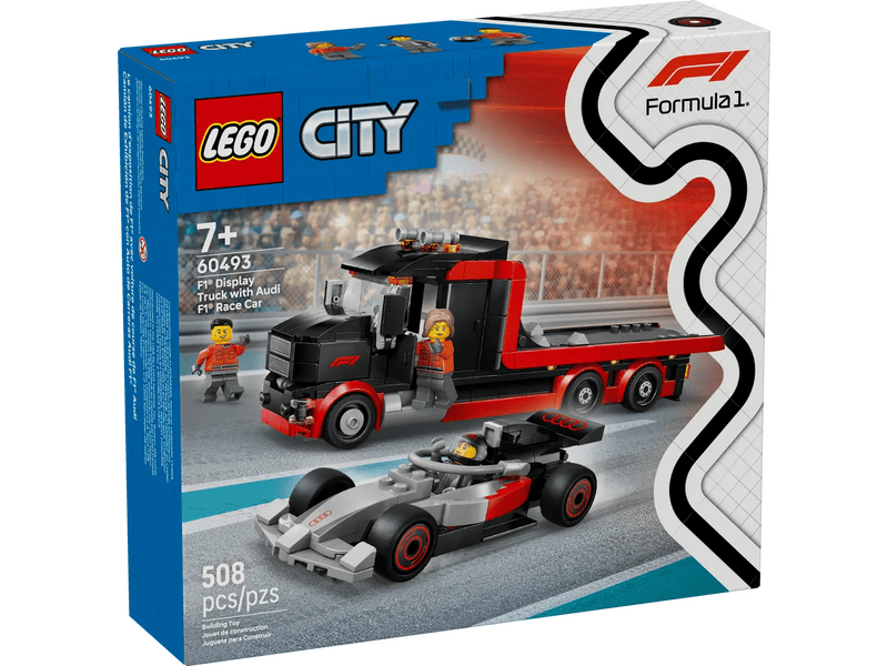 LEGO® City F1®-es kamion egy F1®-es Audi versenyautóval (60493)