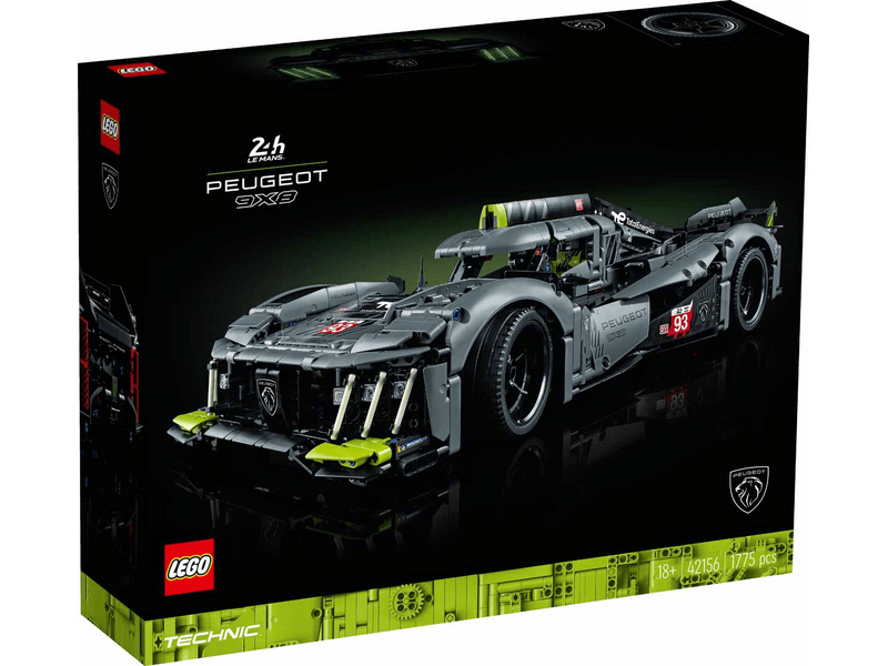 LEGO® Technic PEUGEOT 9X8 24H Le Mans Hybrid Hypercar (42156)
