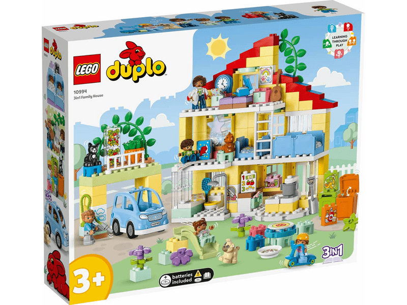 LEGO® DUPLO® City Adventures 3 u 1 obiteljska kuća (10994)