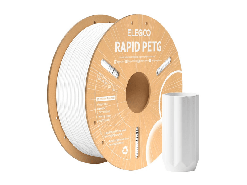 Elegoo Rapid PETG filament, fehér (50.203.0217)