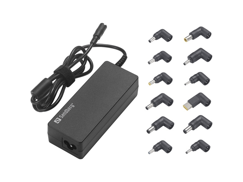Sandberg 135-78 Univerzális Laptop AC Adapter, 90W, EU+UK