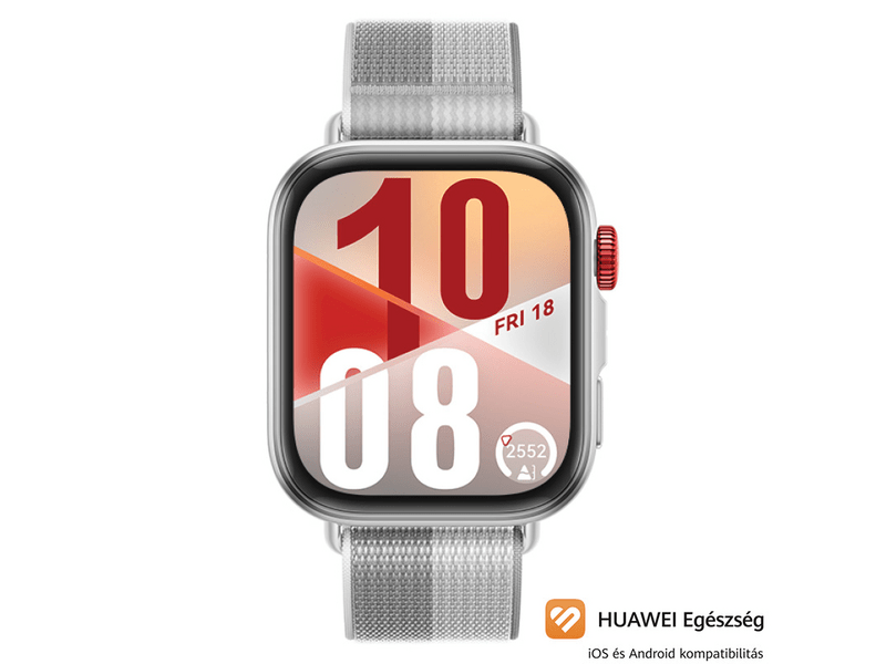 Huawei Watch Fit 4 pametni sat, srebrni (55020EWR)