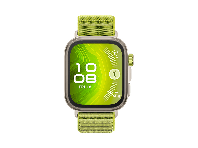 Huawei Watch Fit 4 Pro pametni sat, zeleni (55020EYN)