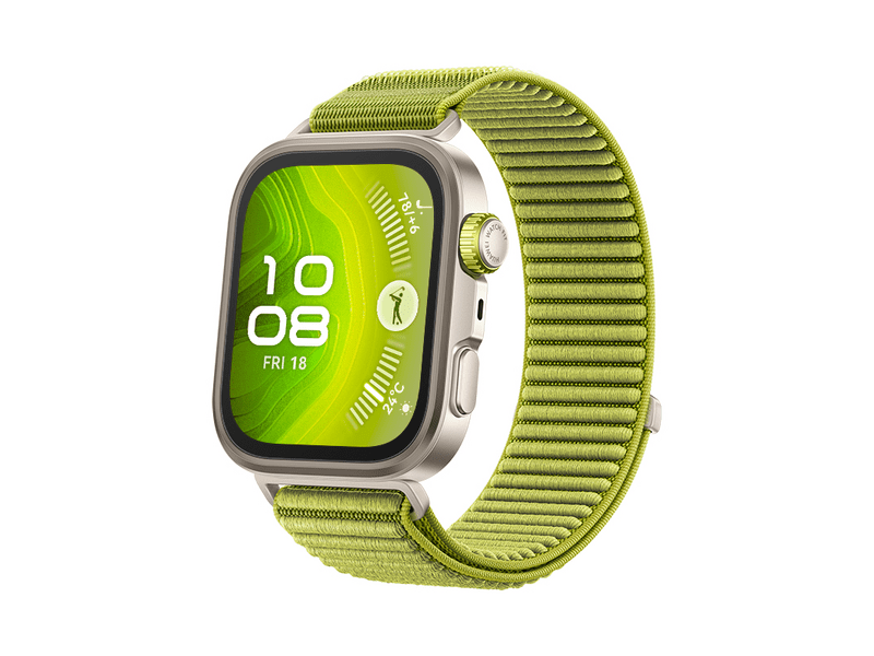 Huawei Watch Fit 4 Pro pametni sat, zeleni (55020EYN)