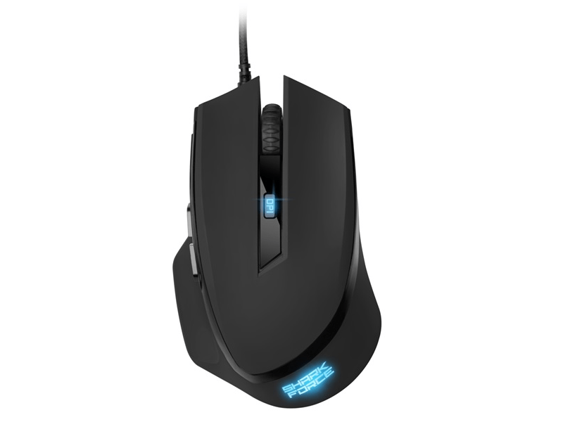 SharkoonSHARK FORCE II Gamer egér, fekete