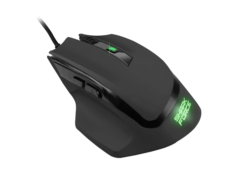 SharkoonSHARK FORCE II Gamer egér, fekete
