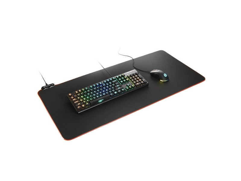 Sharkoon 1337 RGB V2 Gaming Egérpad, 90 cm