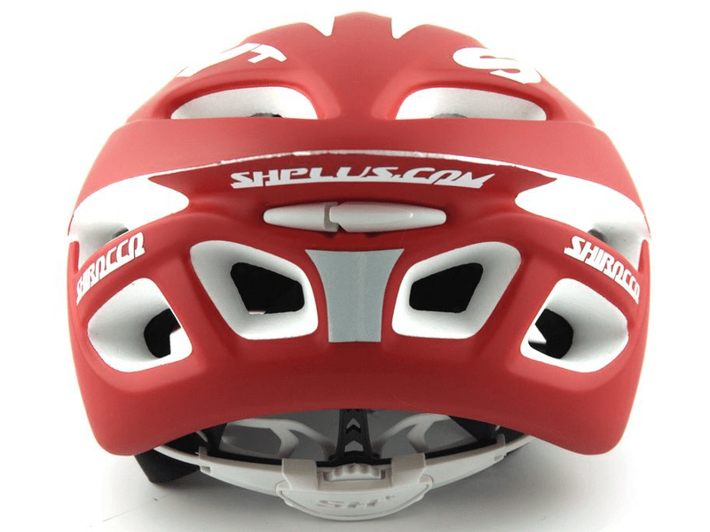 SH+ SHIROCCO S-TECH 58/61 M2/XL Bukósisak, piros-fehér