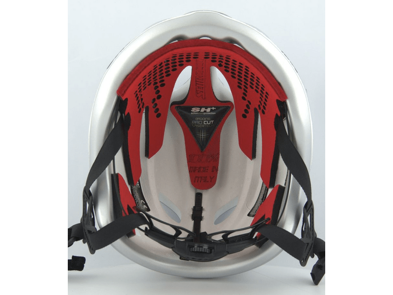 SH+ SHIROCCO S-TECH 53/57 XS/M1 bukósisak, piros-fehér