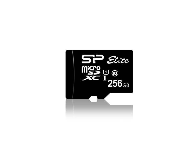 Silicon Power MicroSD kártya - 256GB microSDXC Elite UHS-1 U1 + adapter