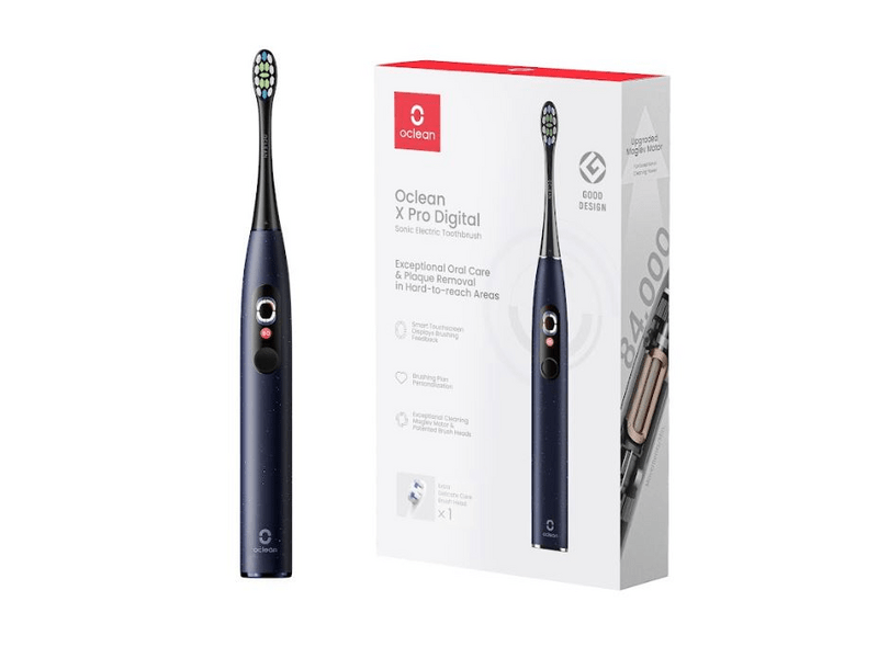 Oclean X Pro digitalna električna četkica za zube, plava