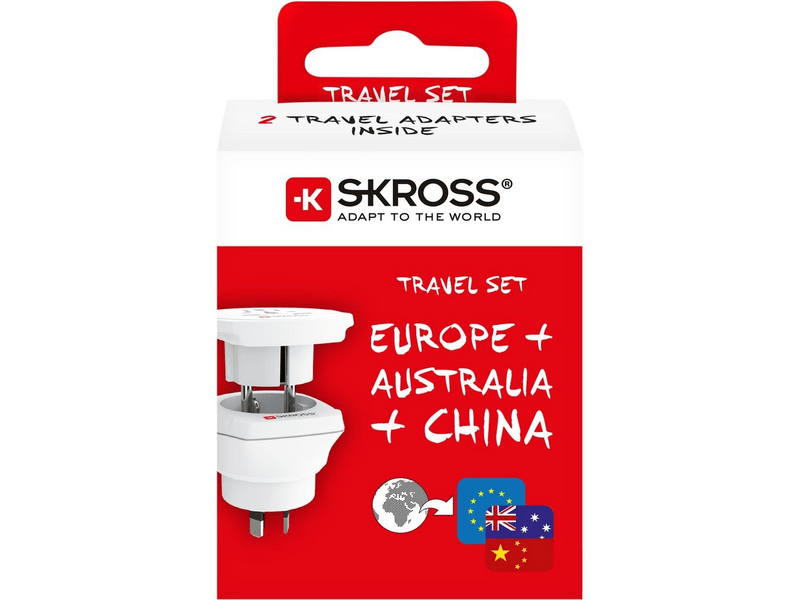 Skross Utazó adapter, AU/CN/EU (1.500210-E)