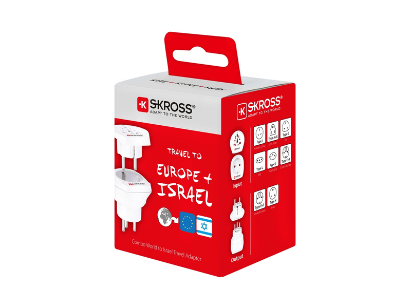 Skross Utazó adapter, Izrael (1.500216-E)