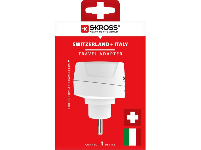 Skross Utazó adapter, Svájc/Olaszország/Brazília (1.500272-E)