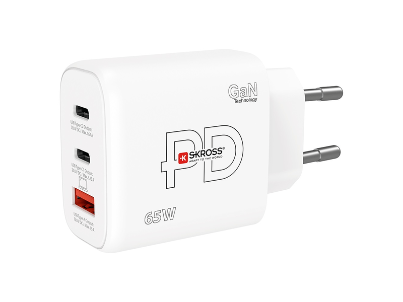 Skross 65W PD USB gyorstöltő (SKCH001065WPDEUCN)